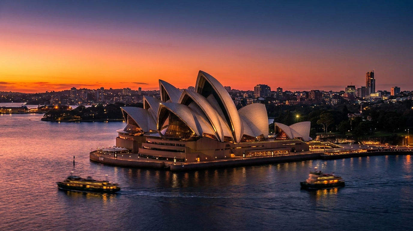 Sydney Opera House at night